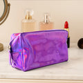 Holographic Shiny Waterproof Travel Cosmetic Pouch (1 Pc) by JourneyMate