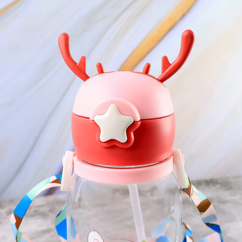 kids Cute  Cartoon Summer Water Bottle Approx. 450ML (1 Pc)